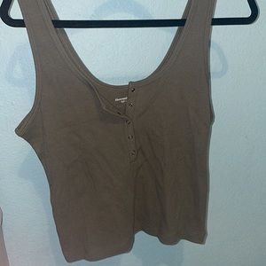 Abercrombie Green Tank size Large